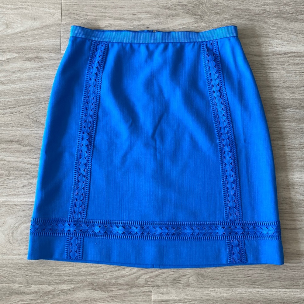 NWT Ann Taylor Lace Trim A-Line Skirt